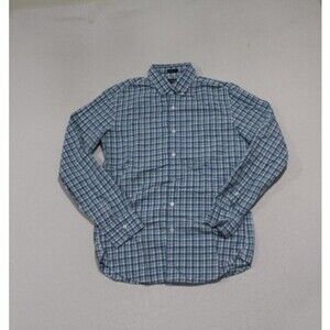 J.Crew Men Blue Plaid Button Down Slim Fit Size Small